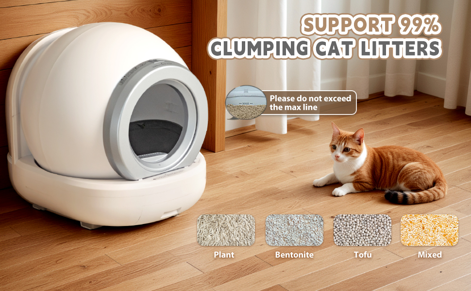 self cleaning litter box