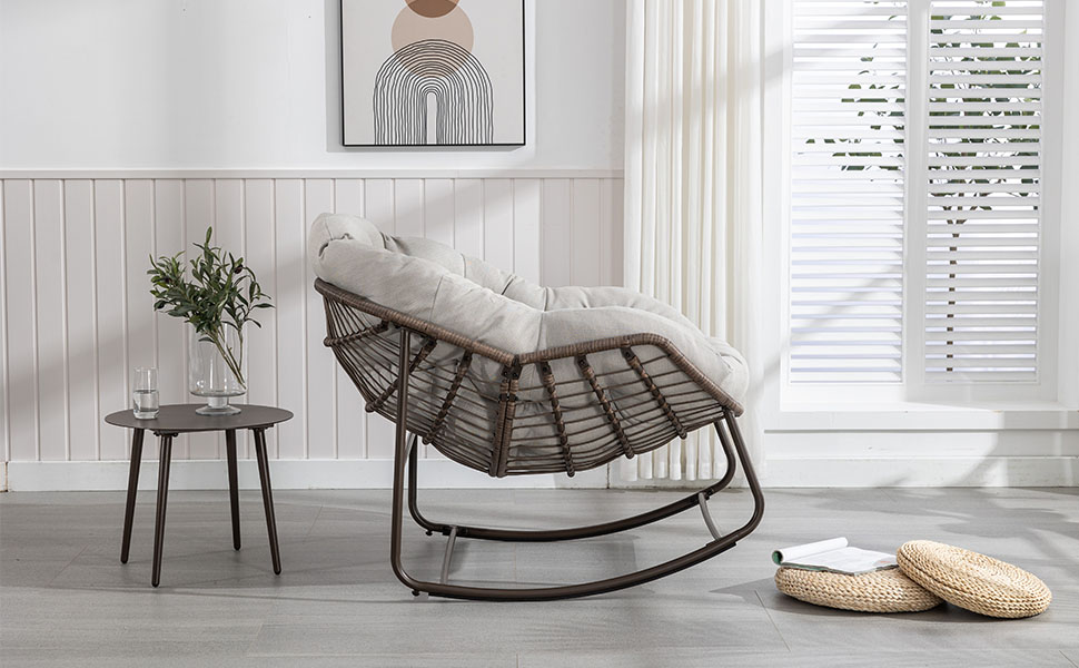Oversized Papasang chair Papasang chair Indoor rocking chair Patio chair Egg chair