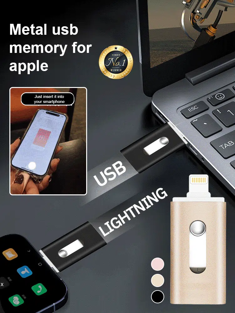 【Dual-purpose 3-in-1 high-speed large-capacity flash memory USB drive】50%OFF