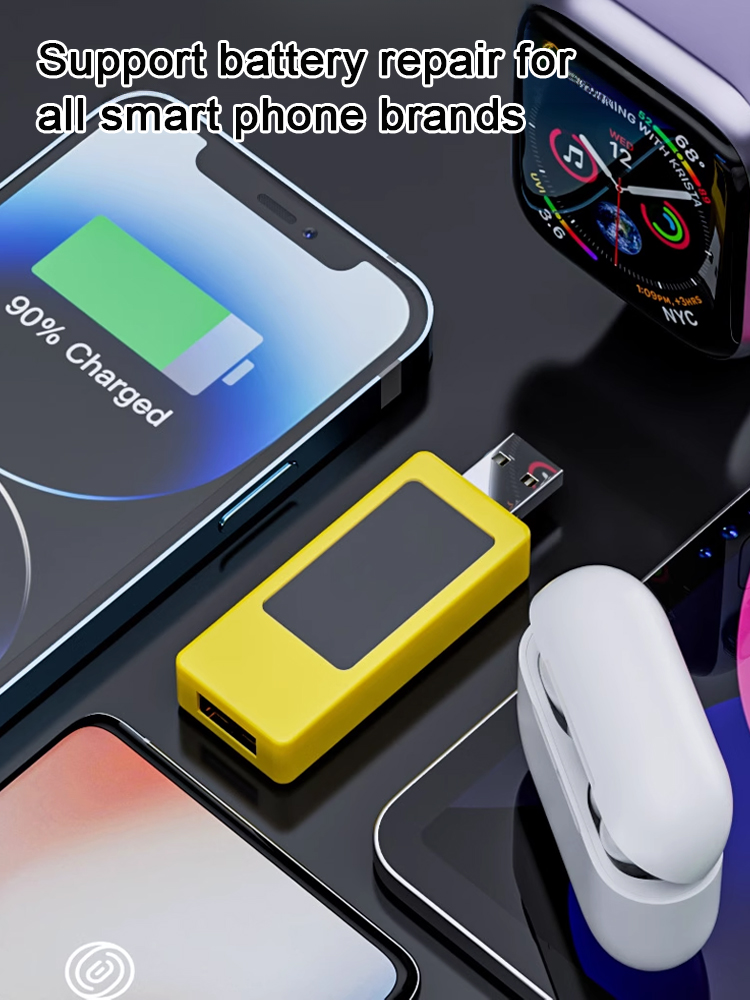 Pulse Current Technology✨ Simply plug it into the charging port for 3 minutes to automatically restore your battery, extending your phone's battery life by ten years ⚡