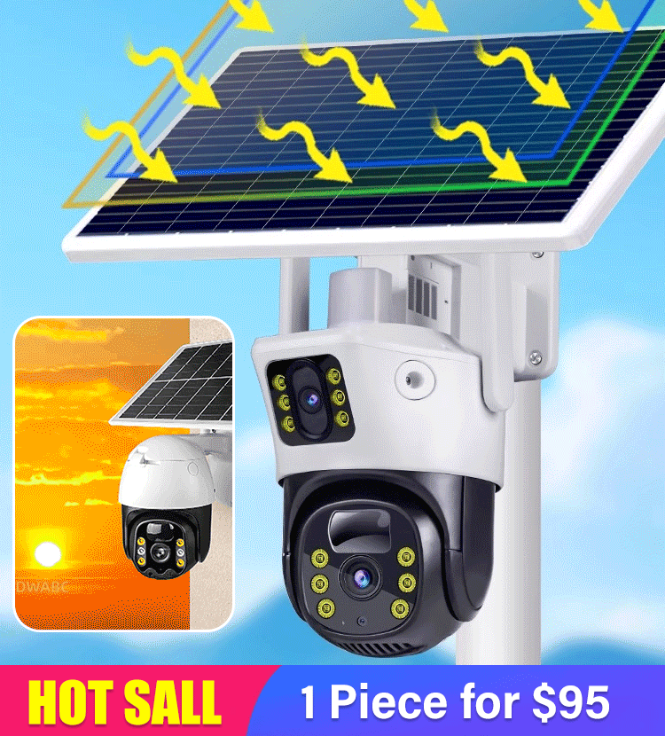 Save hundreds of thousands of dollars annually 🎊 No complicated wiring needed; once installed, it can monitor a space of 800 square meters 🌟 Features automatic tracking functionality to completely eliminate surveillance blind spots 🛍