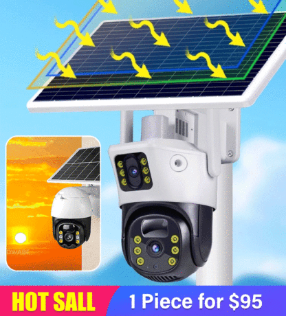 Save hundreds of thousands of dollars annually 🎊 No complicated wiring needed; once installed, it can monitor a space of 800 square meters 🌟 Features automatic tracking functionality to completely eliminate surveillance blind spots 🛍