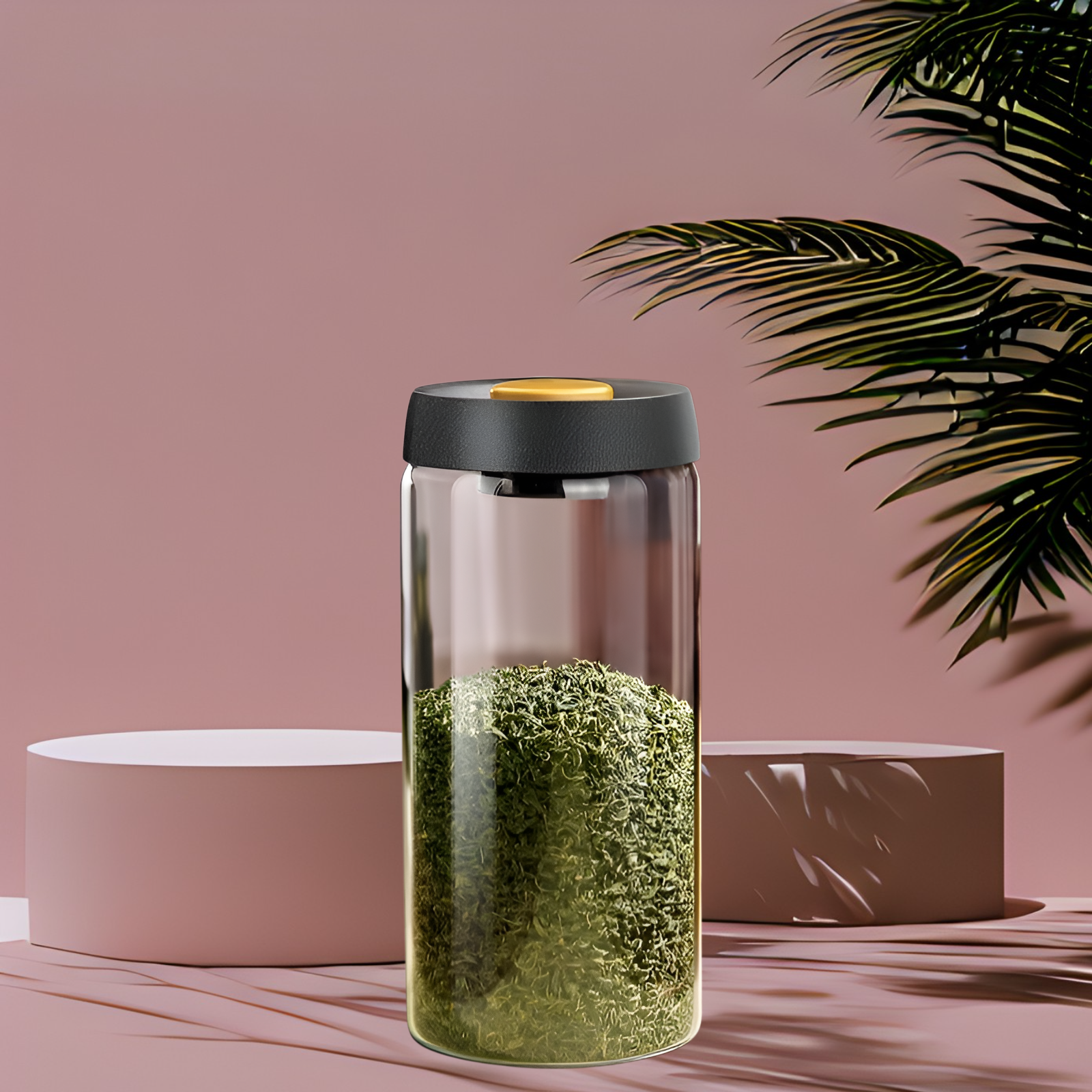 Vacuum sealed jar, tea jar, food grade glass sealed jar
