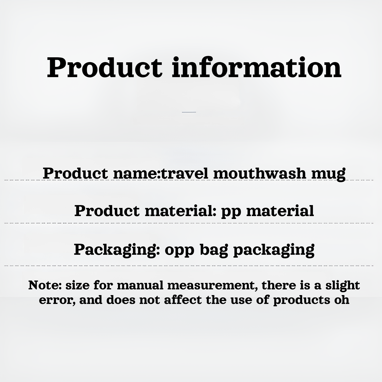 Travel mouthwash cup toothbrush box holiday travel portable toothbrush cup wash storage box plastic 