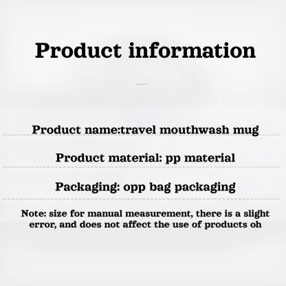 Travel mouthwash cup toothbrush box holiday travel portable toothbrush cup wash storage box plastic 