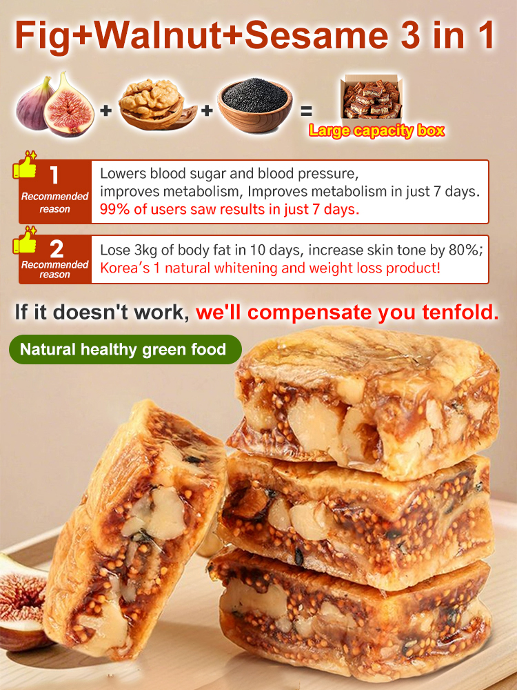 【Free Tasting】Black Sesame & Cranberry Fig Pastry🍰0 added organic food certification, delicious high calcium 0 sucrose👩‍⚕️[German Hospital Recommended] Official Patient Nutrition🚑 Healthy Fig and Walnut Pie