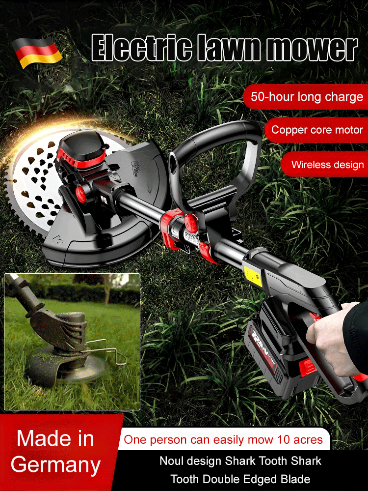 【Portable lithium battery garden lawn mower】50%OFF💰Weeding has become a pleasure.