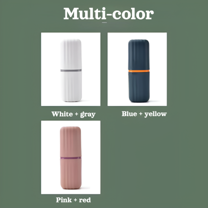 Travel mouthwash cup toothbrush box holiday travel portable toothbrush cup wash storage box plastic 