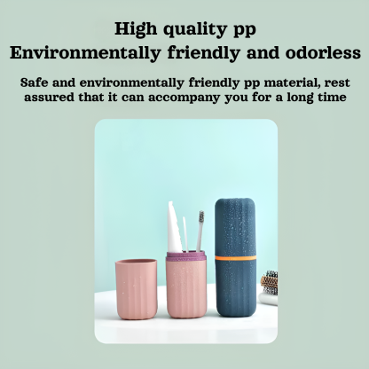 Travel mouthwash cup toothbrush box holiday travel portable toothbrush cup wash storage box plastic 