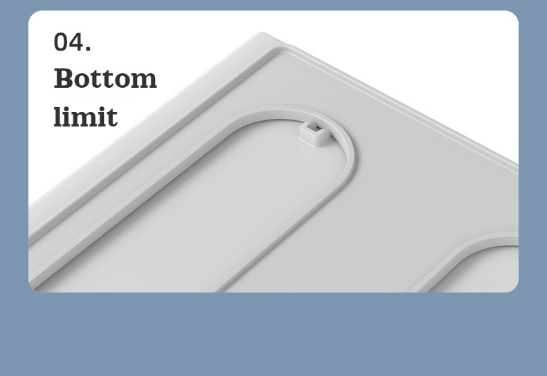 Drawer-style plastic storage box for easy access