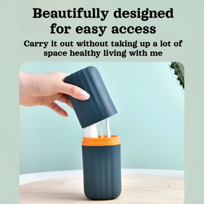 Travel mouthwash cup toothbrush box holiday travel portable toothbrush cup wash storage box plastic 