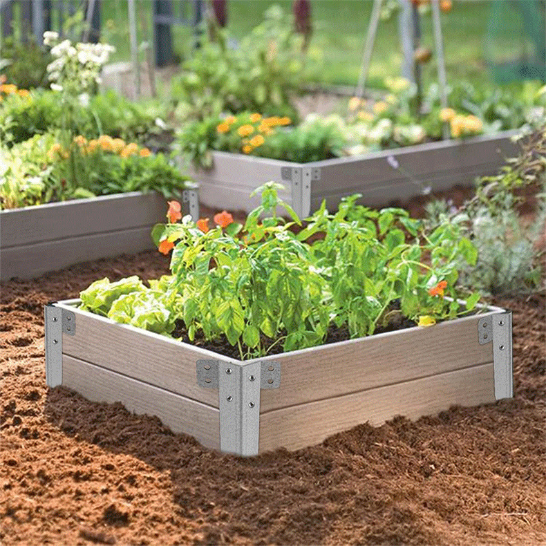 Repairing fence posts with serrated stakes