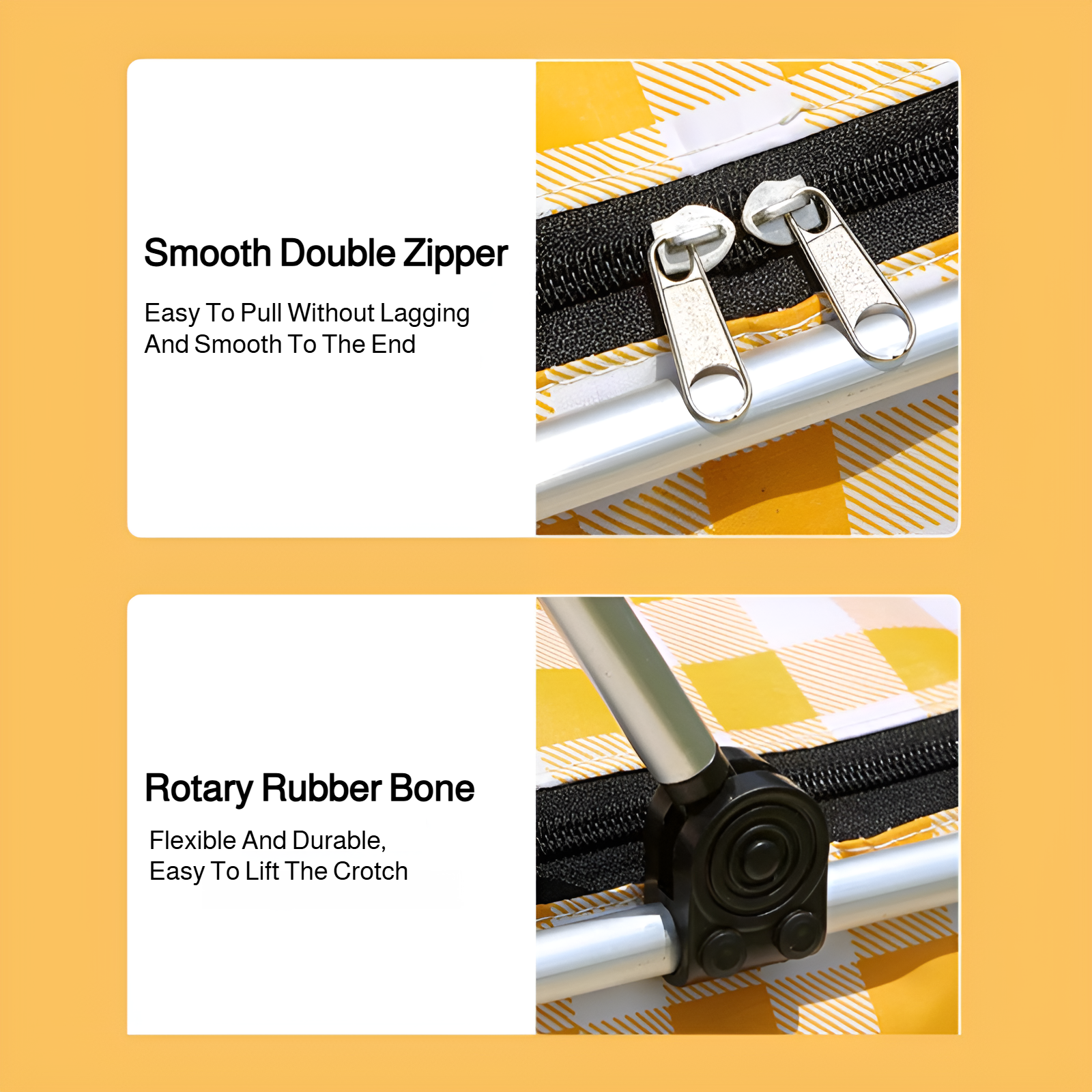 Spacious picnic basket with folding design