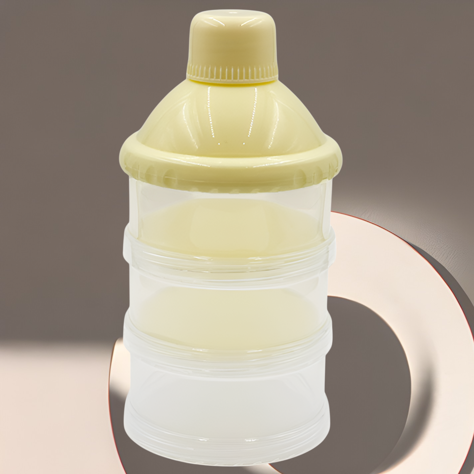 Newborn portable transparent multi-layer milk powder box detachable baby large capacity milk powder 