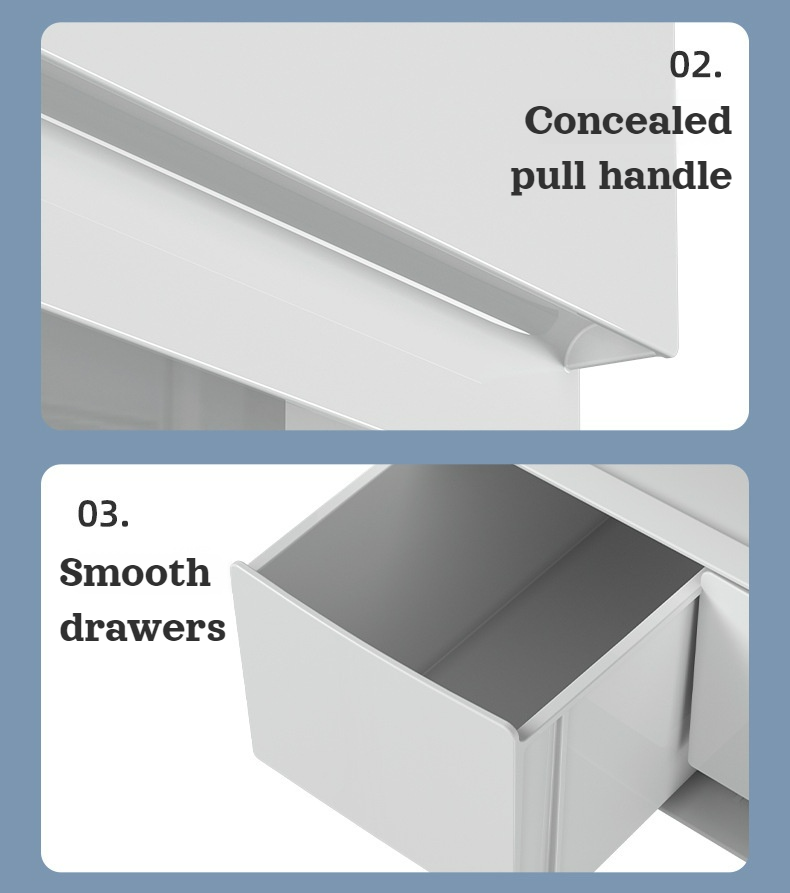 Versatile storage box for desk, vanity, or bathroom