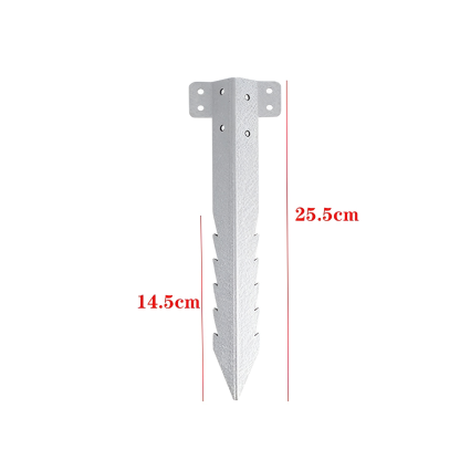 Cross Border Garden Fence Post Repair Stakes Serrated Fence Post Brackets