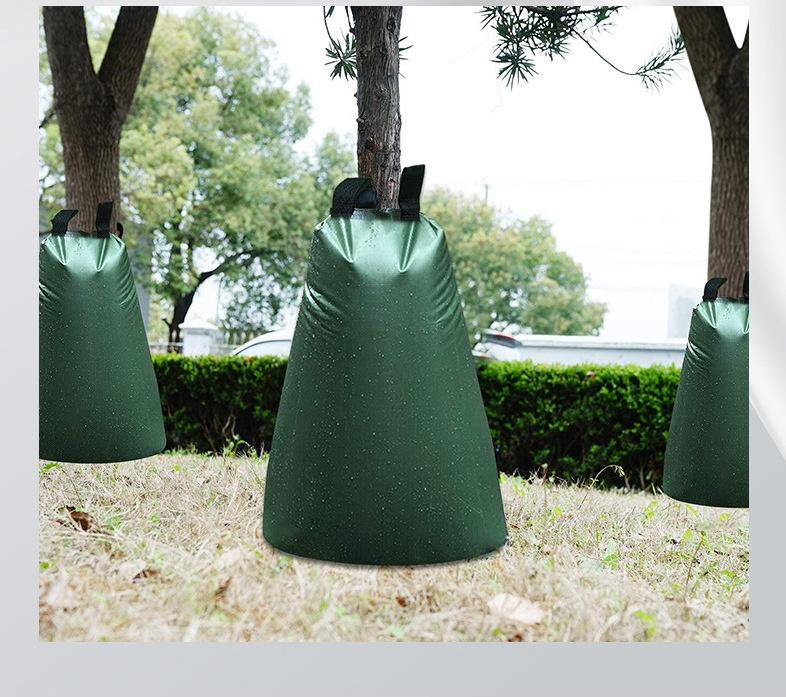 Slow release watering bag for garden trees