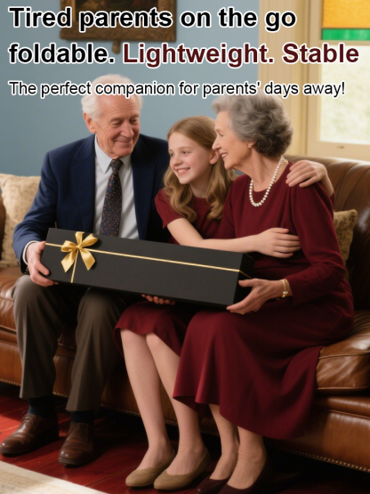 Collapsible Walking Cane Chair for Seniors 🎊 Converts to a chair in 1 second, back to a cane in 2 seconds. Rust-free and maintains shape for 10 years 🎉 Half-price offer and free shipping.