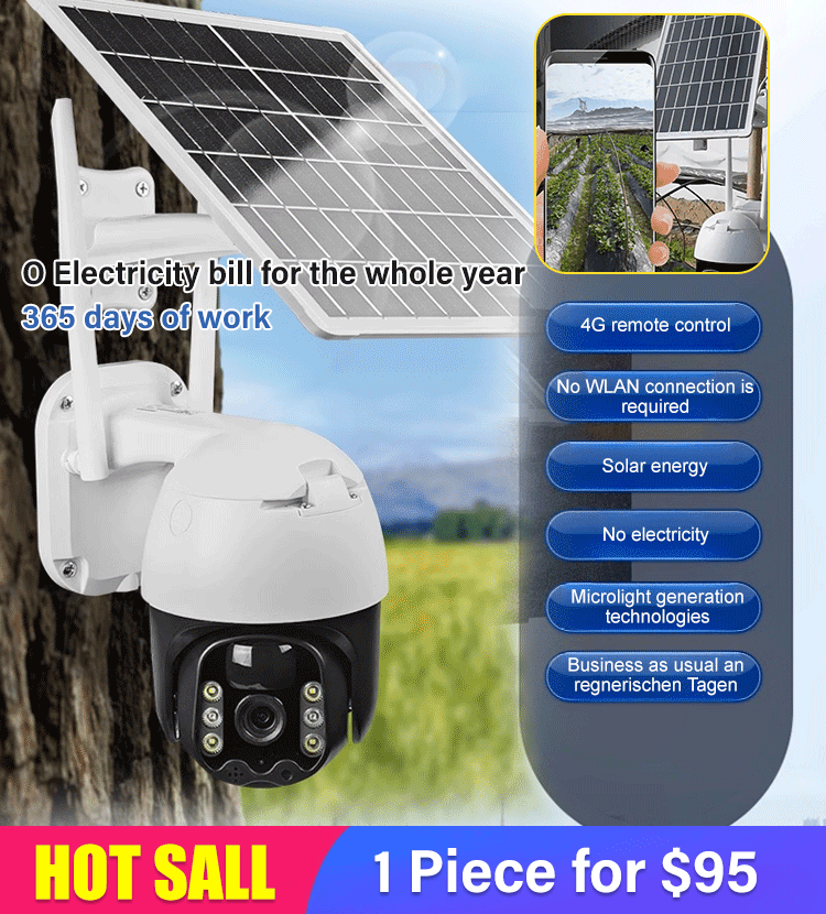 Save hundreds of thousands of dollars annually 🎊 No complicated wiring needed; once installed, it can monitor a space of 800 square meters 🌟 Features automatic tracking functionality to completely eliminate surveillance blind spots 🛍