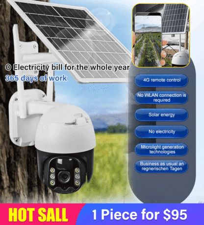 Save hundreds of thousands of dollars annually 🎊 No complicated wiring needed; once installed, it can monitor a space of 800 square meters 🌟 Features automatic tracking functionality to completely eliminate surveillance blind spots 🛍