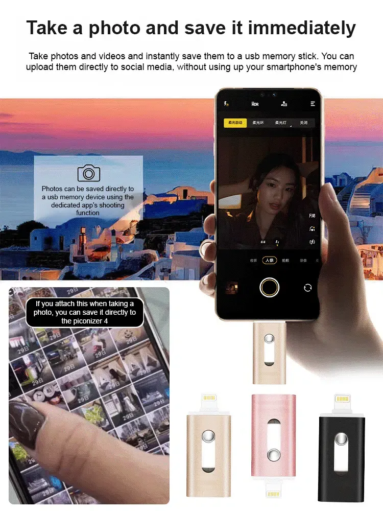 【Dual-purpose 3-in-1 high-speed large-capacity flash memory USB drive】50%OFF