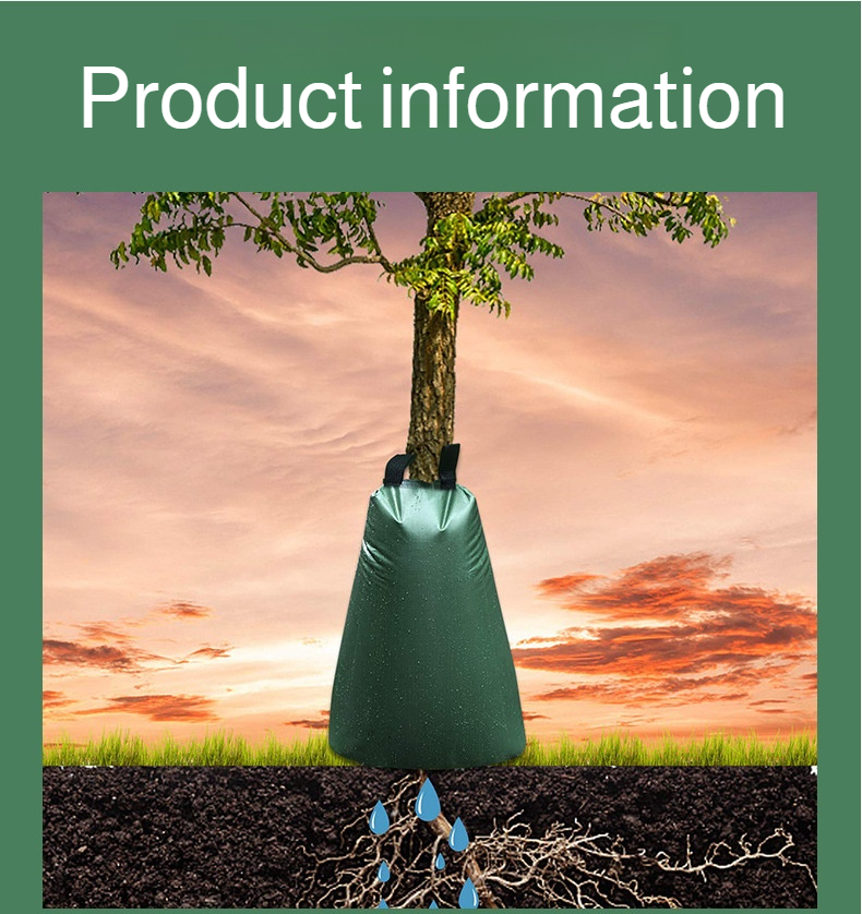 Premium thickened PVC tree watering bag