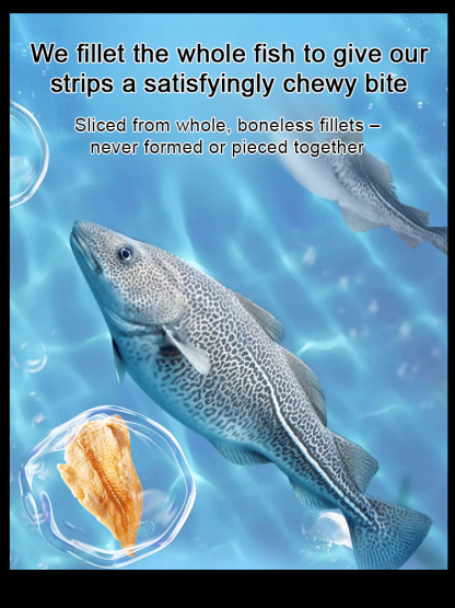North Atlantic Deep Sea 🐟 Golden Cod Fillets, only caught in November 🌟 Recommended by the American Dietetic Association 🎊 Fully preserved Omega-3 fatty acids 🐟 Only today 50% off 🐟