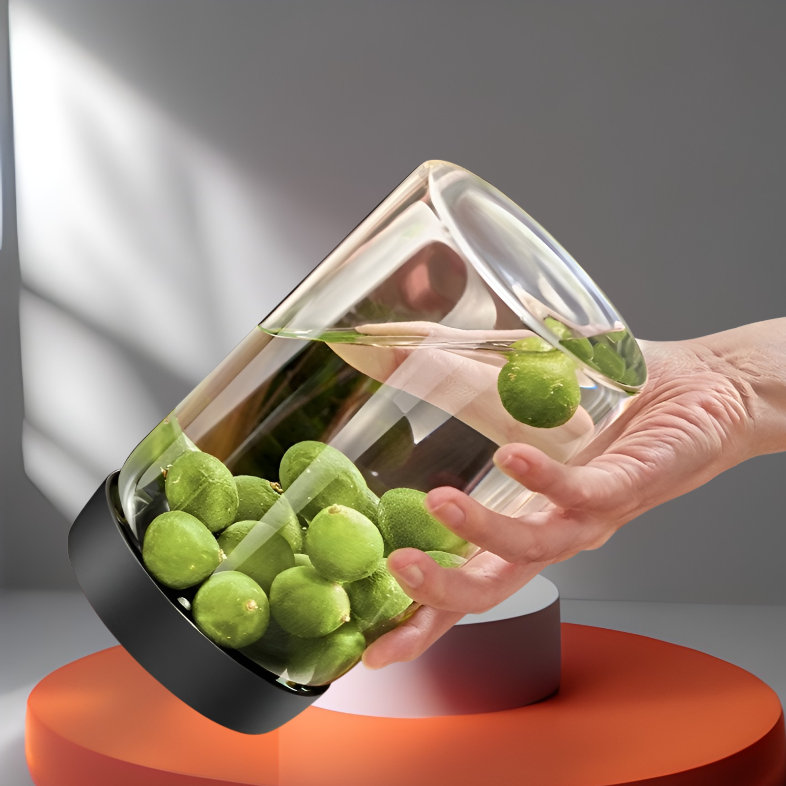 Vacuum sealed jar, tea jar, food grade glass sealed jar