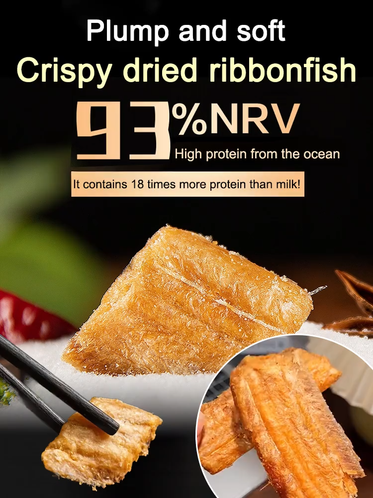 Silver band fish from the North Atlantic🎊 Crispy and flavorful, even the bones are crunchy✨ No preservatives added🎈 Rich in protein and Omega-3🚀 Order now and get buy one, get two free🚀