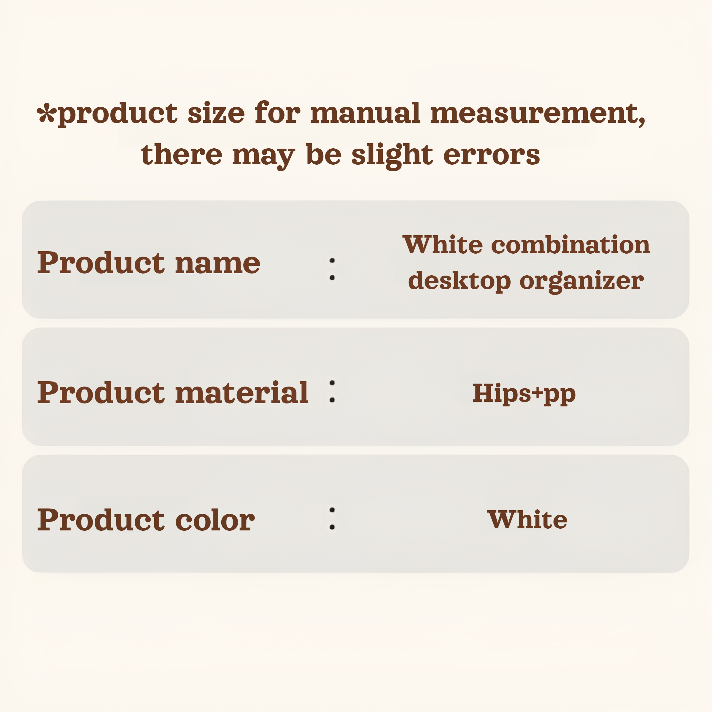 Multi-purpose desktop storage box for small items