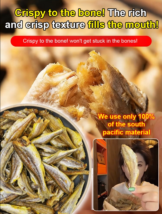 【200 pieces/box】🐟 Recommended by the US hospital nutrition department 🎊 Delicious yellow fish from the North Atlantic 🐟 No added preservatives. Non-fried.