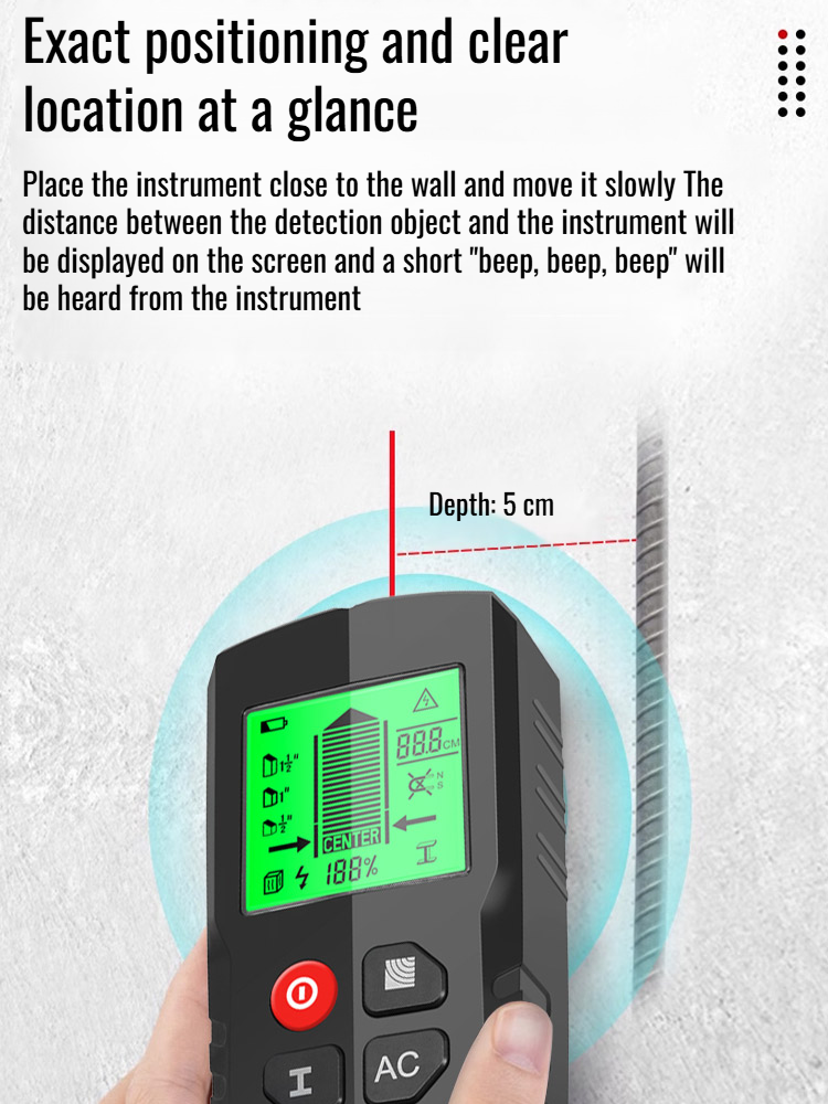 Wall Detector Metal Detector Measuring Instrument