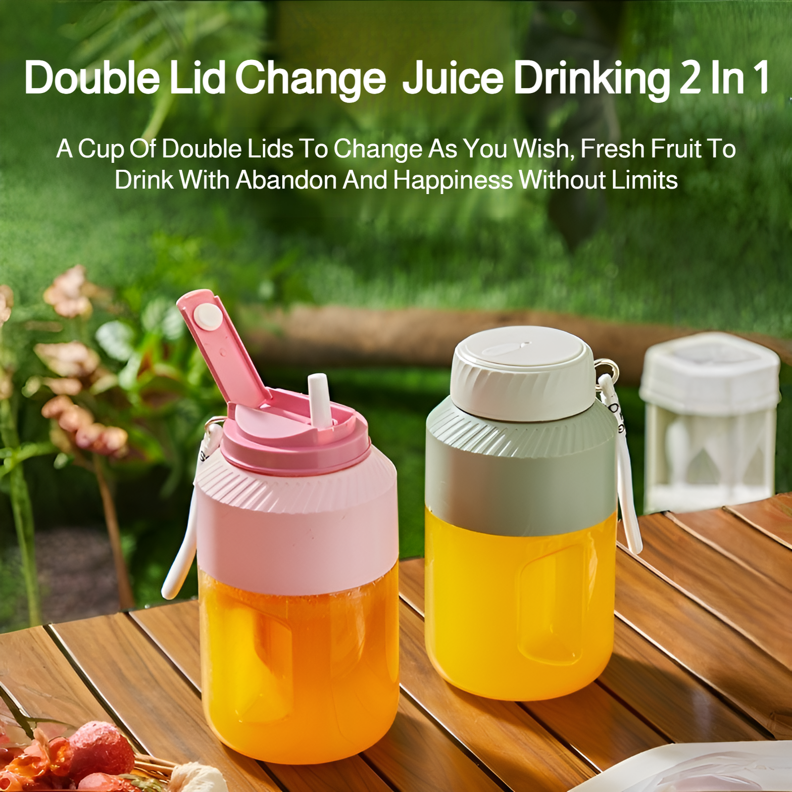 Juicer portable large capacity electric juicer cup ton cup mixing juice cup creative gift