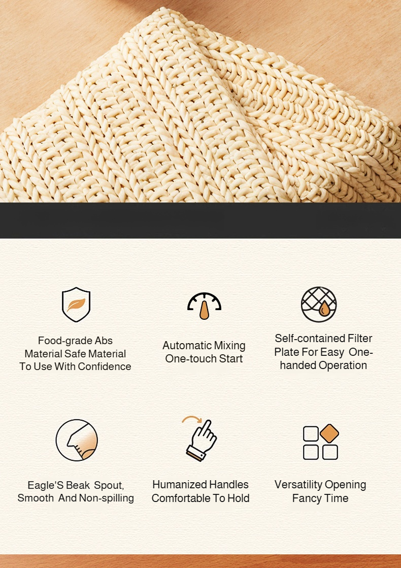 Compact electric mixer for home baking