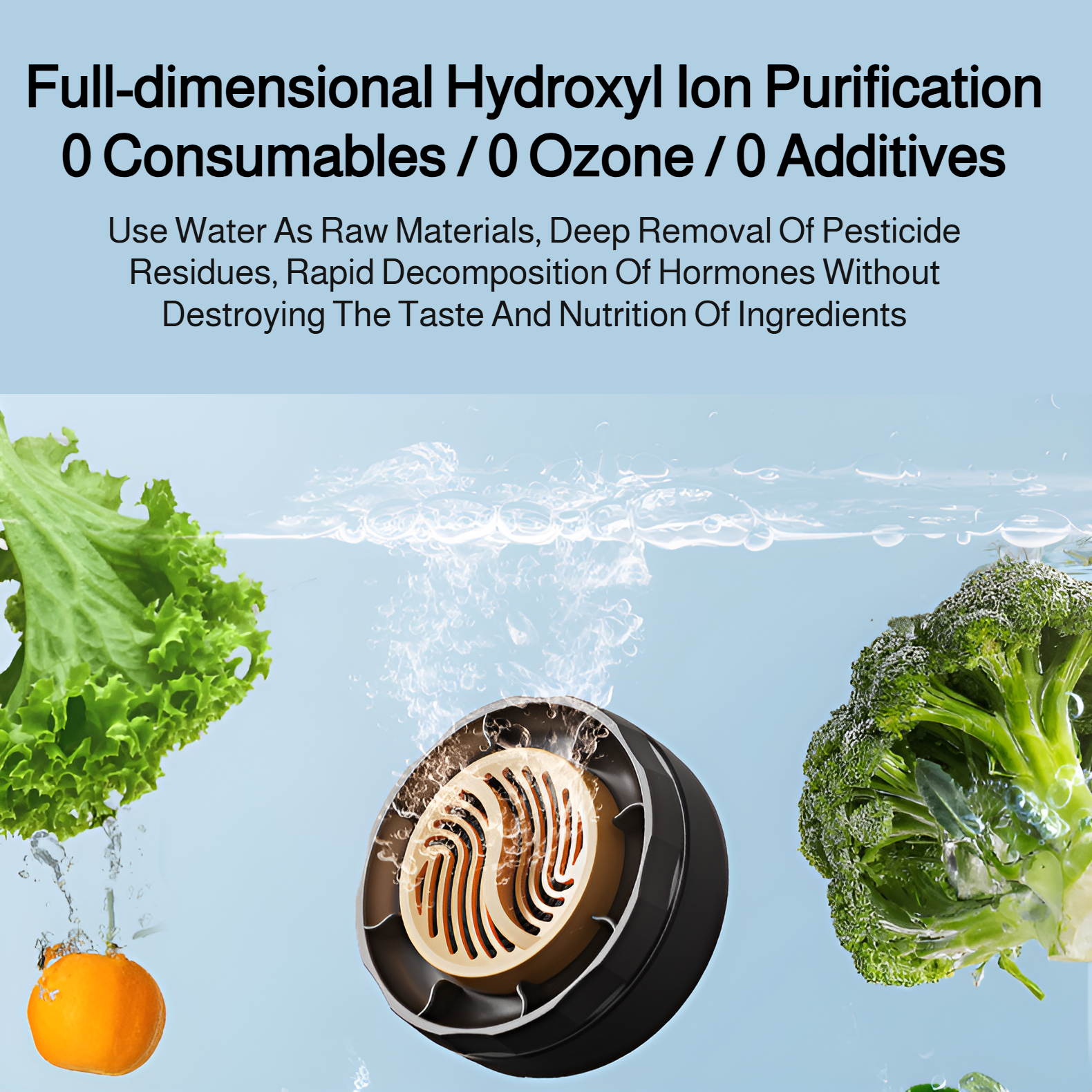 Modern food sterilization device for kitchen