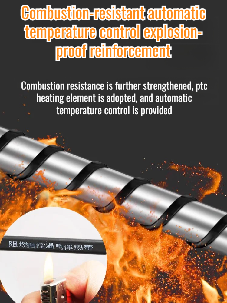 Waterproof Pipe Defrosting Flame Retardant Electric Companion Heating Tape