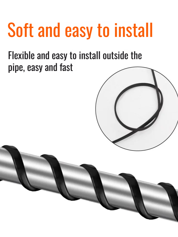 Waterproof Pipe Defrosting Flame Retardant Electric Companion Heating Tape