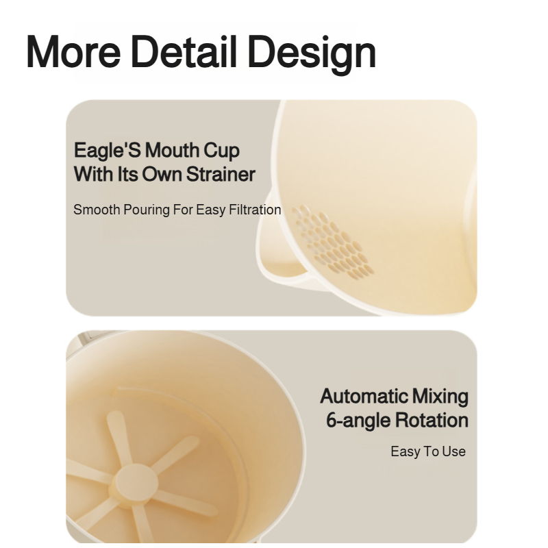 Home small electric egg churn multifunction mixer egg beater filter Amoy egg churn