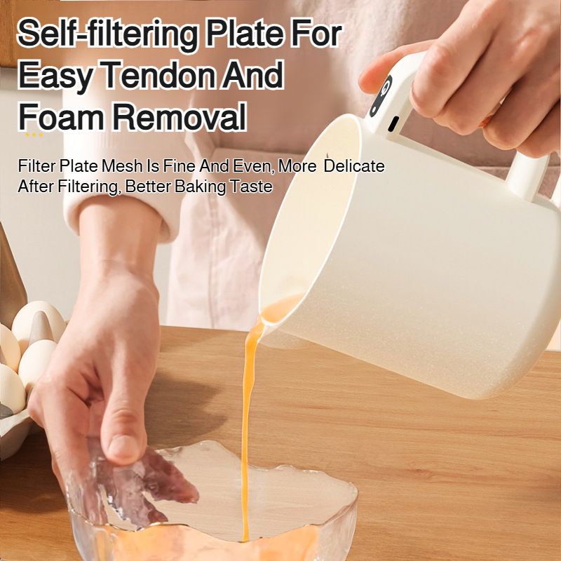 Home small electric egg churn multifunction mixer egg beater filter Amoy egg churn