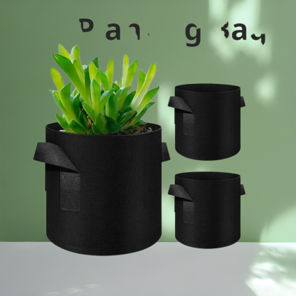Black Plant Grow Bags Nonwoven Large Caliber Growing Bags Fruit and Vegetable Growing Bags