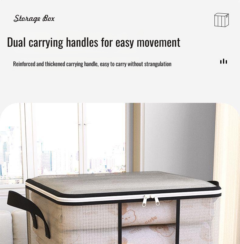 Foldable and portable quilt storage organizer