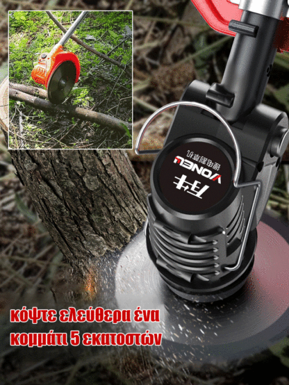 Portable lithium battery garden lawn mower✨Its efficiency is three times that of a regular lawn mower.