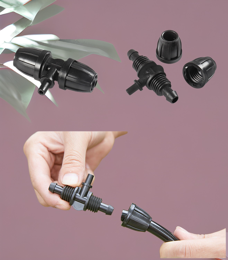 Easy installation of drip irrigation for planters