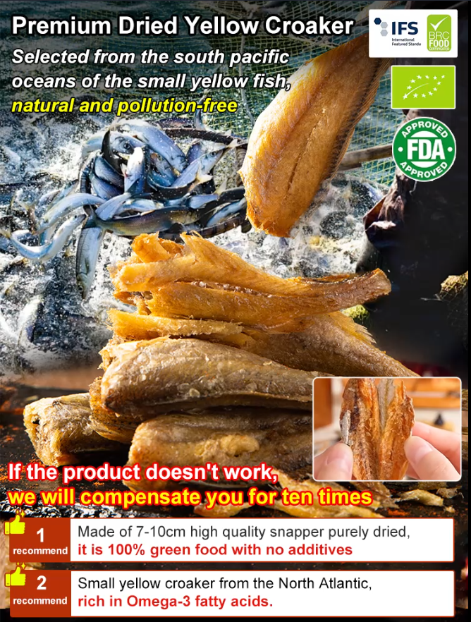 🐟 North Atlantic deep-sea yellow croaker 🐟 Recommended by the American Heart Association 🎊 Over 900,000 boxes sold 🎉 Omega-3 concentration is five times that of farmed fish 🔥