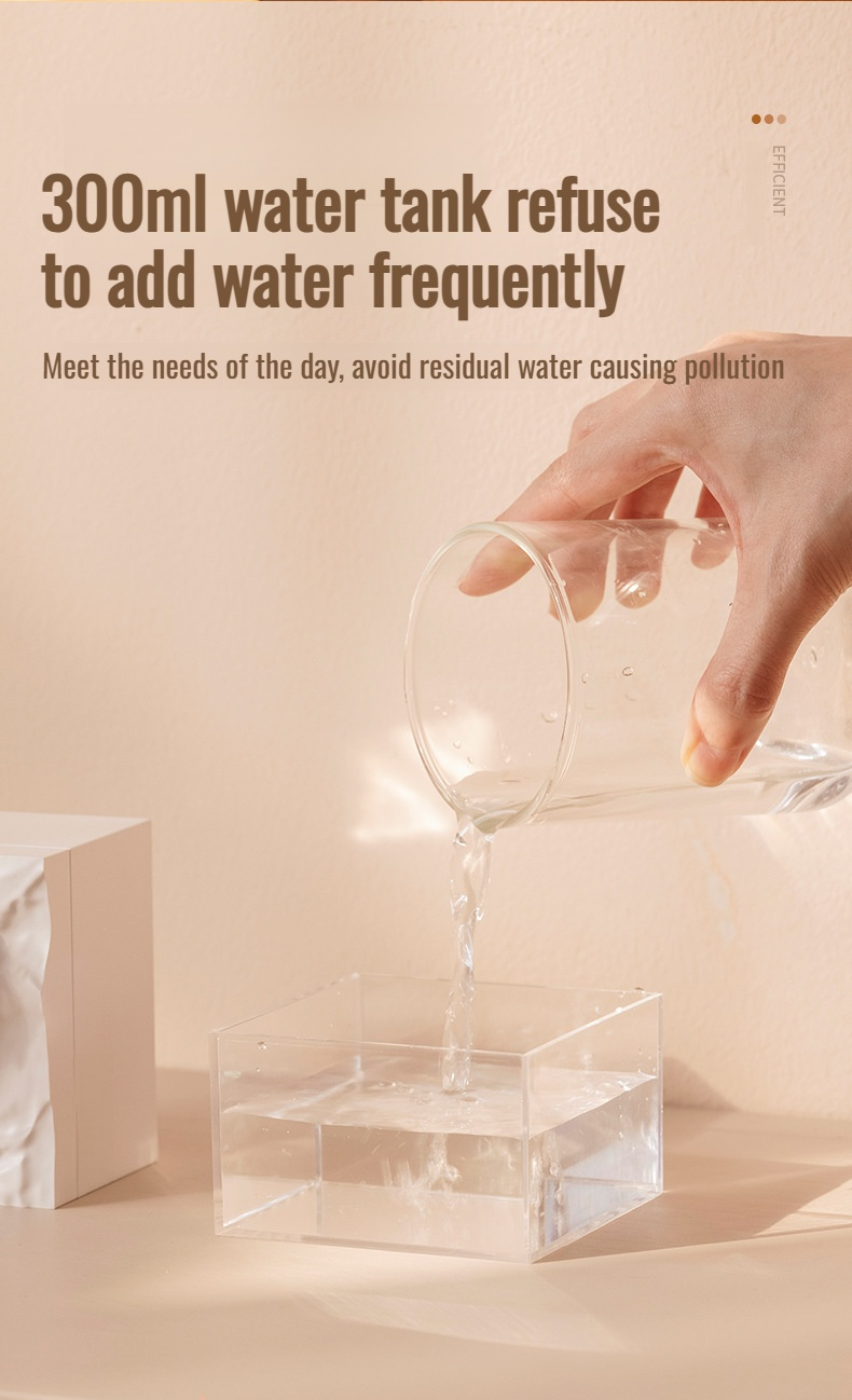 Warm night lights humidifier for cozy atmosphere