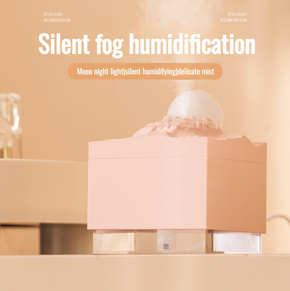 Unlimited water quality humidifier humidifier Moon modeling Warm Night Lights Silent humidification