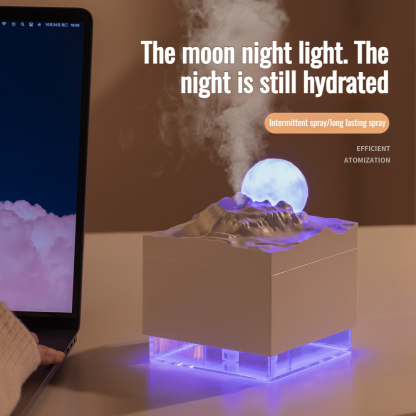 Unlimited water quality humidifier humidifier Moon modeling Warm Night Lights Silent humidification 