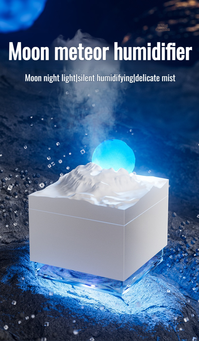 Unlimited water quality humidifier with moon modeling design