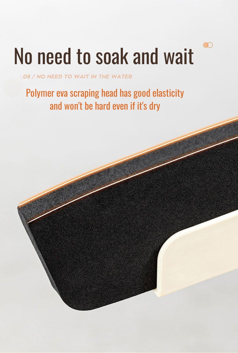 Durable household sweeping mop with ergonomic handle