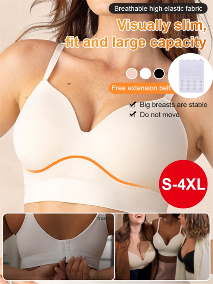 【Wireless push-up bra】 Innovative cut, comfortable push-up, anti-sagging